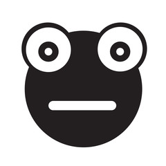 Frog emotion Icon Illustration sign design
