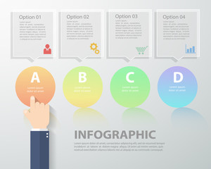 Design Infographic template for business concept