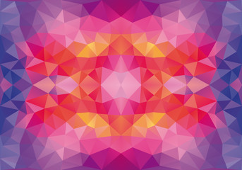 low poly seamless vector pattern