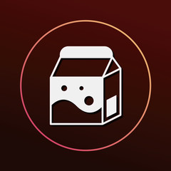 Obraz premium milk icon