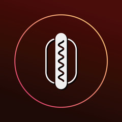 hot dog sausage icon