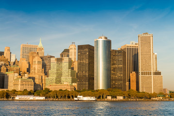 Fototapeta na wymiar Magnificence of New York skyline
