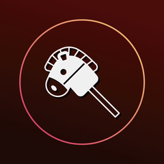baby toy horse icon