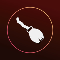 witch broom icon