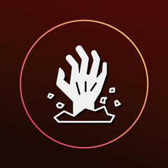 halloween monster icon