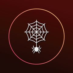 halloween spider icon