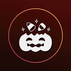 halloween candy icon