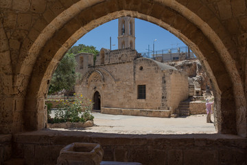 Archway in the Ayia Napa Monastery, Cyprus.