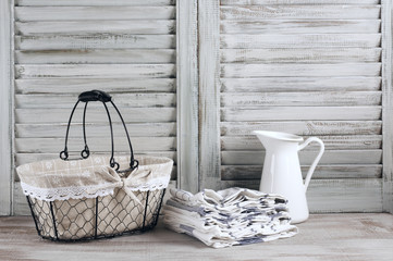 Rustic kitchen still life