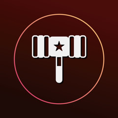 toy hammer icon