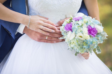 Beautiful wedding bouquet