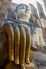 Buddha Wat Si Chum Sukhothai historical Thailand