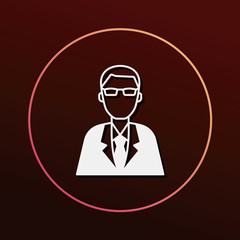 financial business concept icon