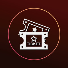 movie ticket icon