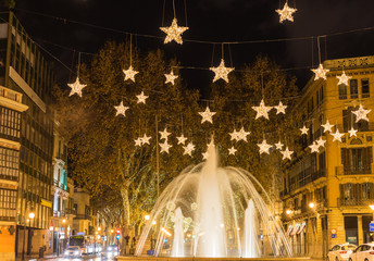 Weihnachten Beleuchtung in Palma Mallorca © vulcanus