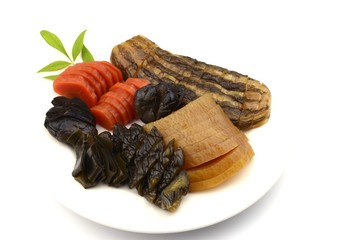 切った野菜の味噌漬け