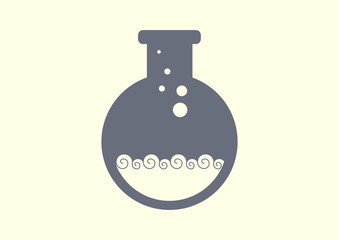 Illustration Test tube mixer vector