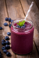 Blueberry smoothie