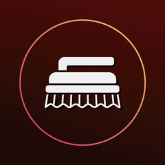 cleaning brush icon