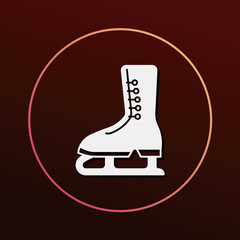 Ice skate icon