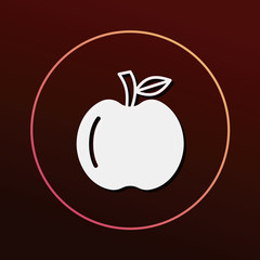 fruits apple icon