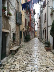Obraz na płótnie Canvas street in Rovinj. Croatia.