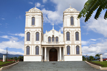 Church in the town of Sarchi, Costa Rica