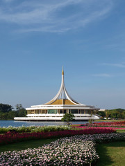 The pavilion of King Rama IX Park , Bangkok