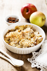 Apple crumble