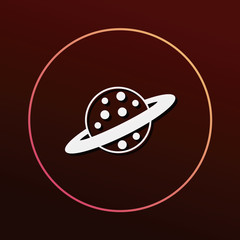 Space planet icon