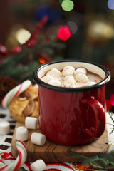 Winter cocoa drink