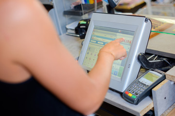 touch screen register