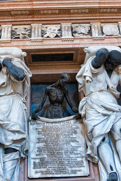 Canova Tomb Sculpture in Frari Basilica, Venice