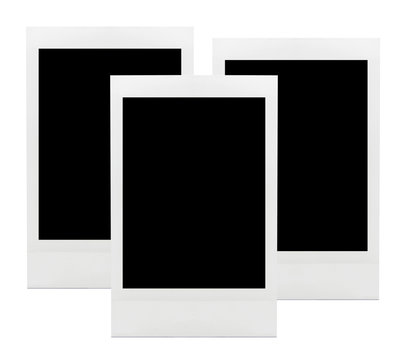 Polaroid Frames Isolated