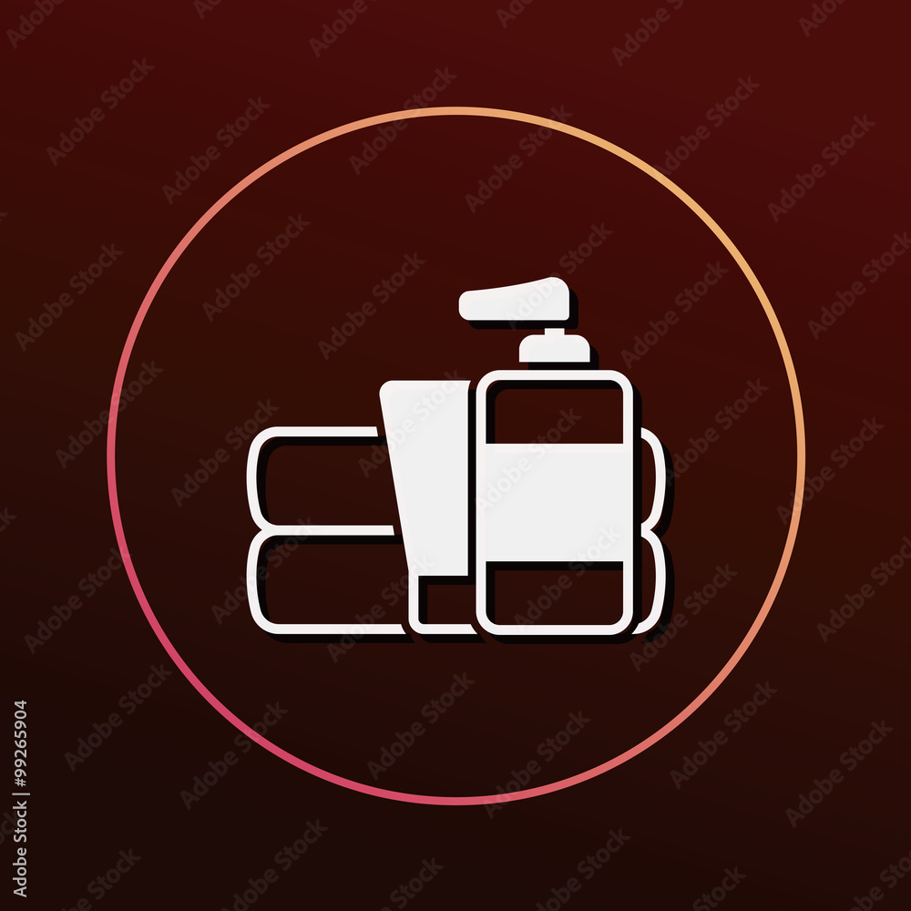 Poster Toiletries icon