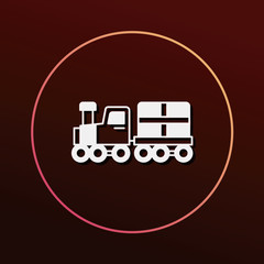 logistics truck icon