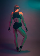 Fototapeta na wymiar sexy fitness woman