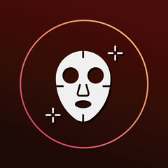 Facial mask icon