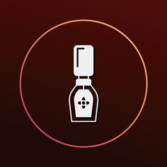 Nail polish icon