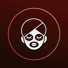 Facial mask icon