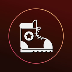 camping boot icon