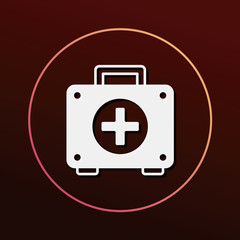 First aid kit icon