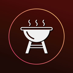 BBQ oven icon