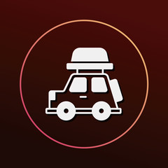 Camper van icon