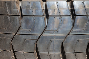 Car truck tires close up wheel profile structure background