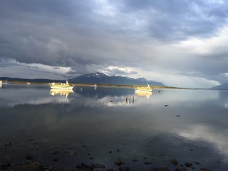 botes en la patagonia