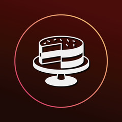 dessert cake icon