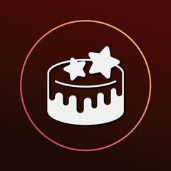 dessert cake icon