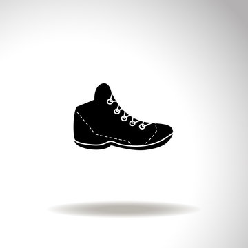 Sneakers vector icon.