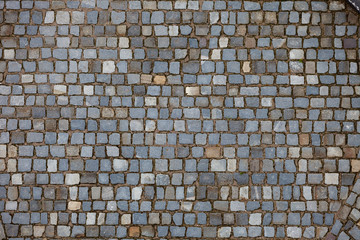 pavement of granite blocks.